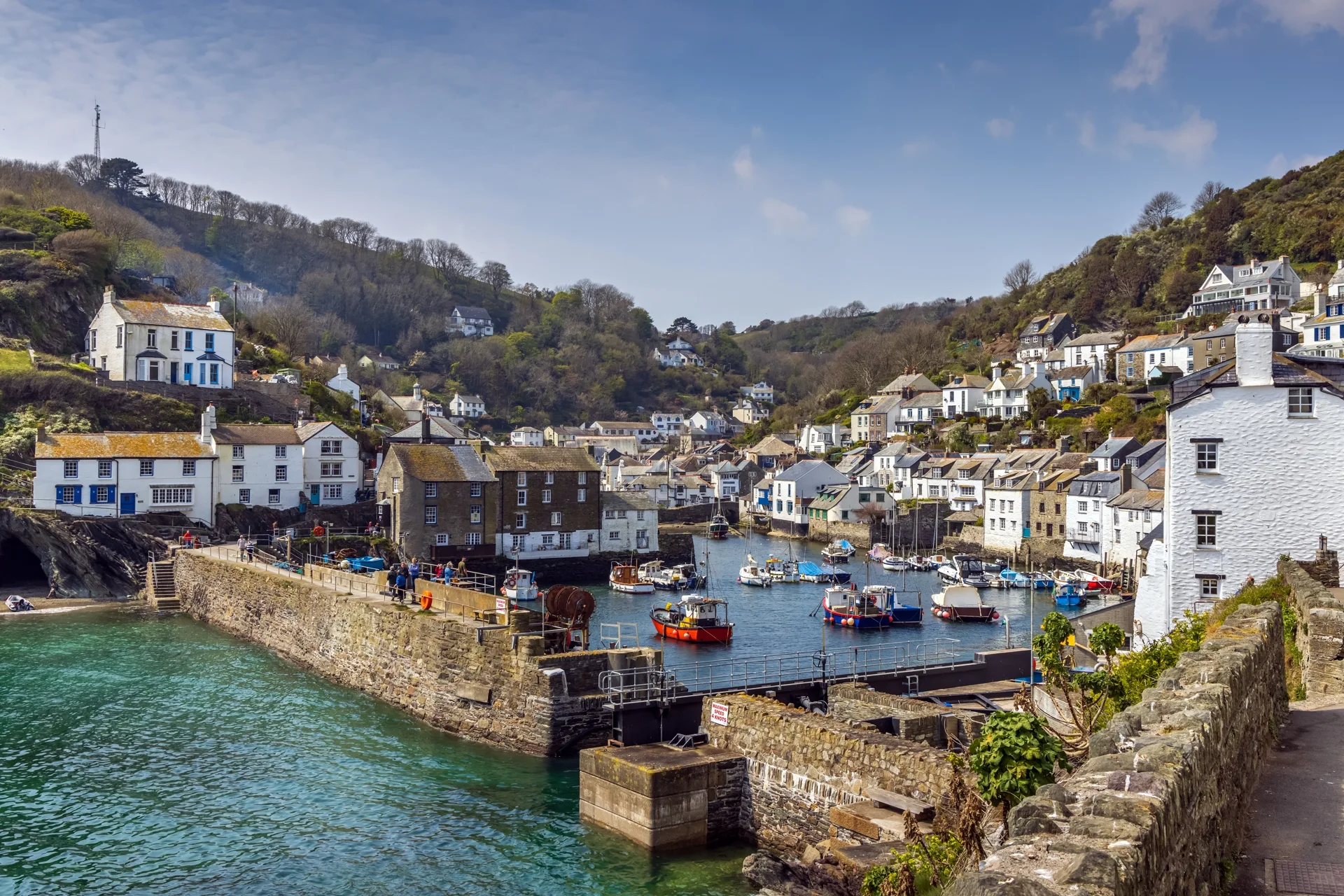 Polperro fishing village, Cornwall